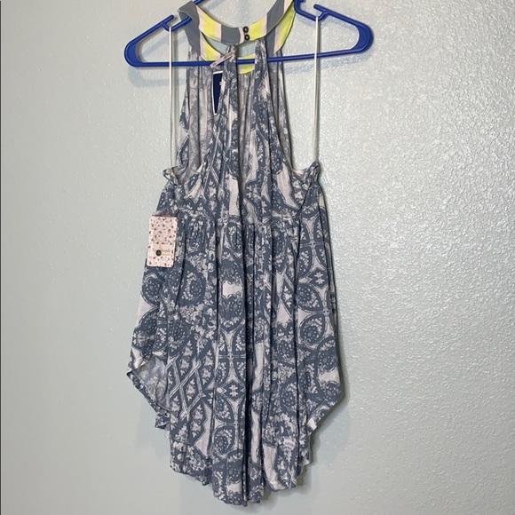 Free People Mimi Ivory tunic flowy top NWT - Picture 5 of 9